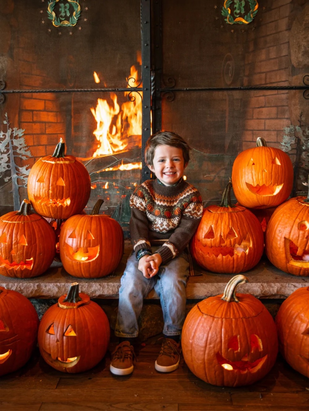 Kiel James Patrick The Cozy Pumpkin Sweater - Kids 4T